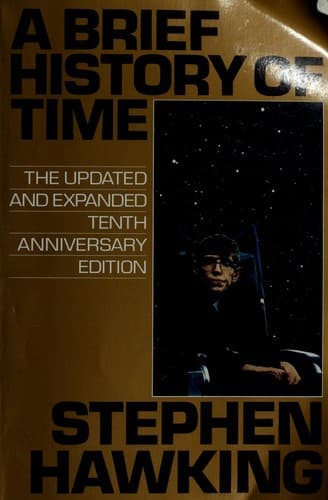 A Brief History of Time book cover